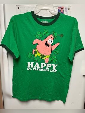 SpongeBob Squarepants Green Patrick Star St. Patrick's Day Tee
